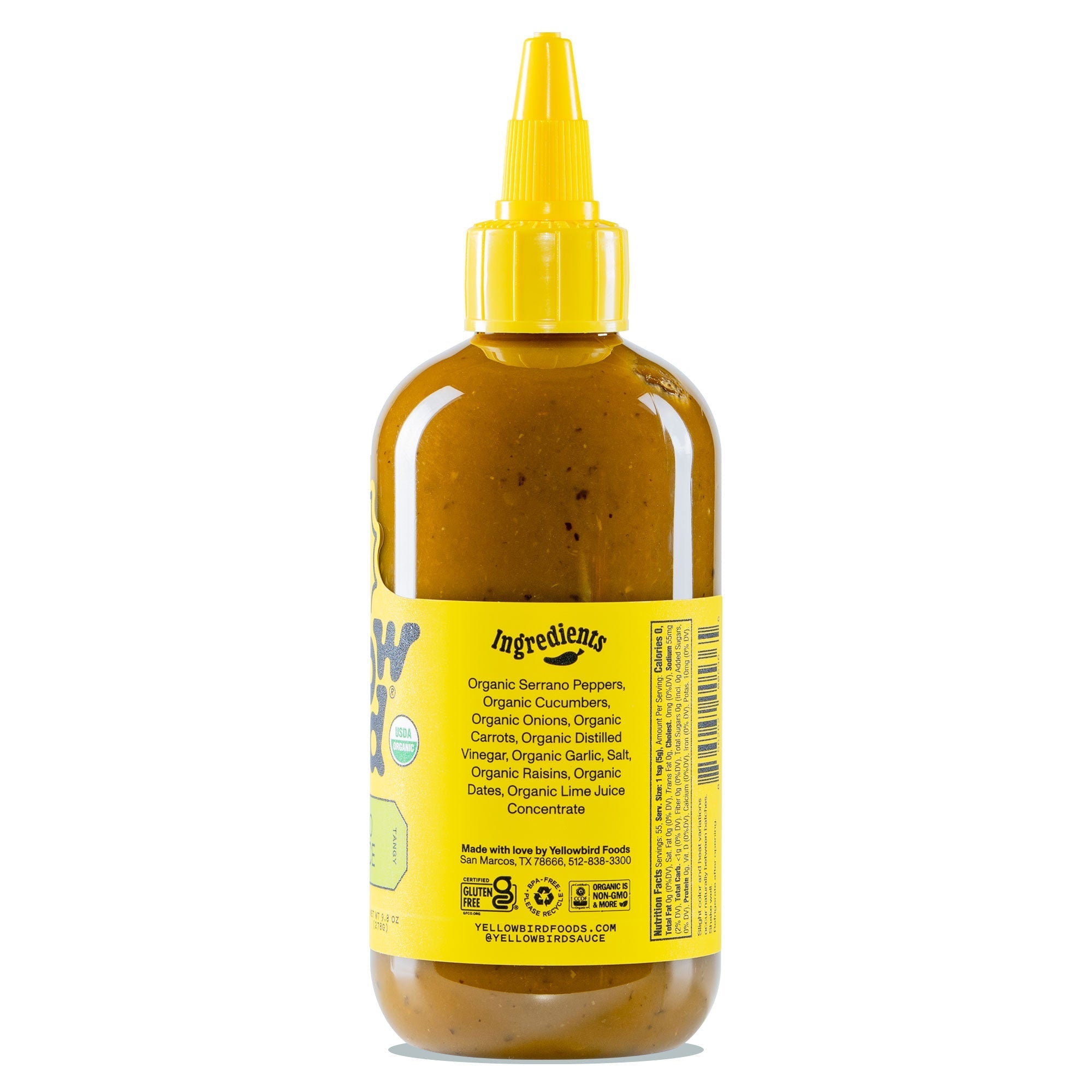 Organic Hot Sauce with Serrano J5